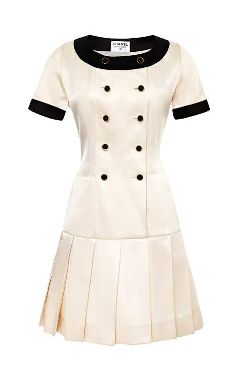 chanel kleid khaki|chanel black and white dress.